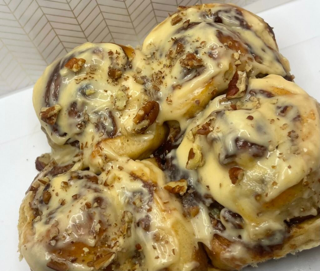 Praline Pecan Cinnamon Roll